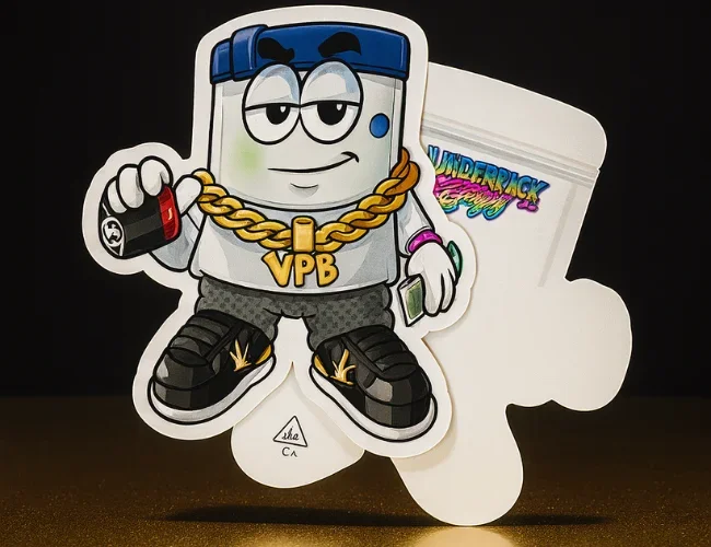custom die-cut mylar bags