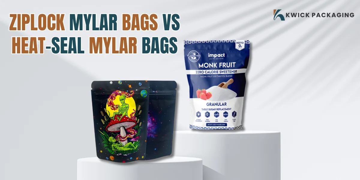 Ziplock Mylar Bags vs Heat-Seal Mylar Bags