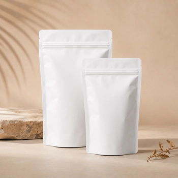 Plain White mylar bag material