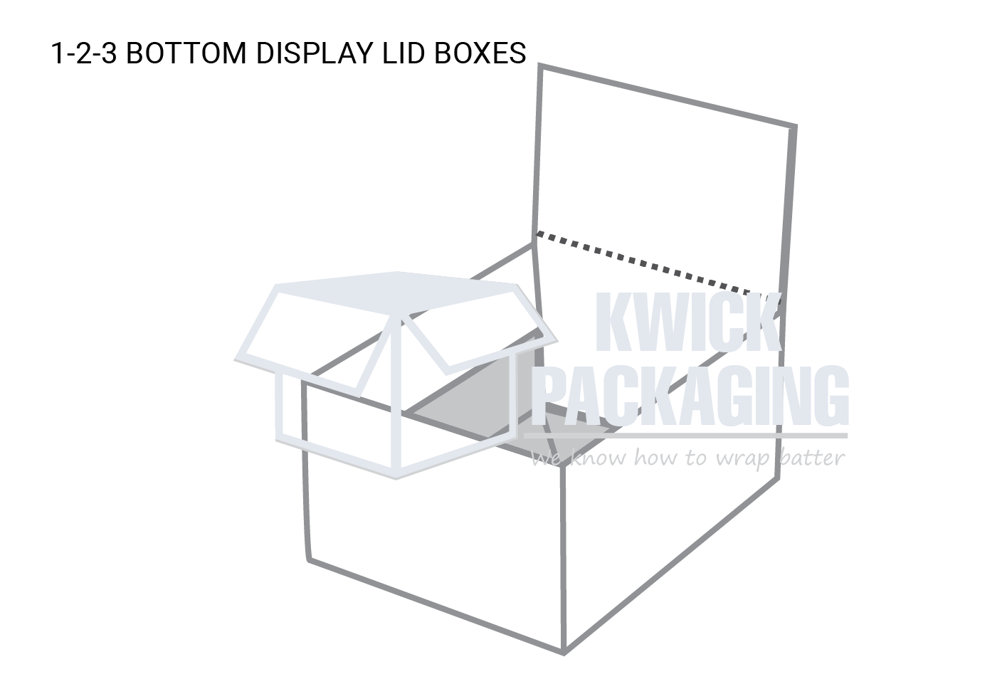 Custom 1-2-3 Bottom Display Lid Template
