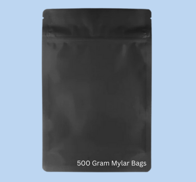 500 Gram Mylar Bags | 12 x 8 x 3 Inches Standard-Size Mylar Bags