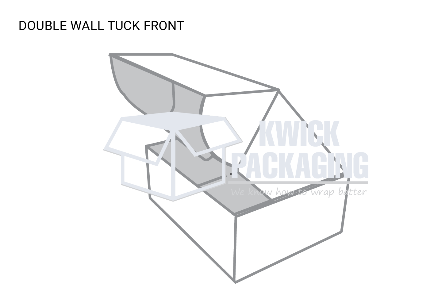 Custom Double Wall Tuck Front Template