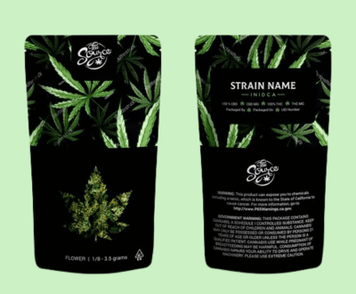 Custom Printed Marijuana Bags