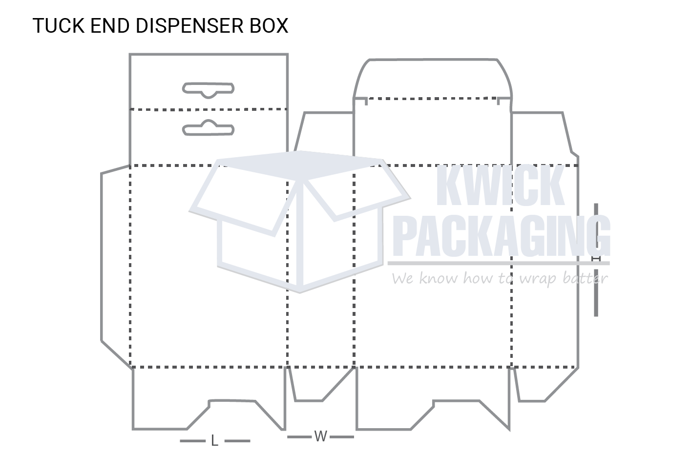 Custom Tuck End Dispenser Packaging Boxes