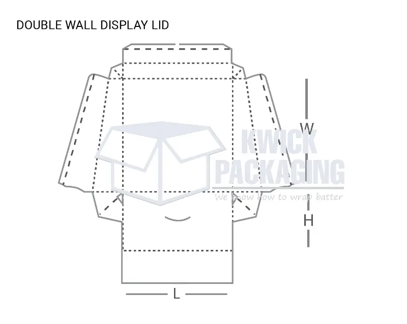Double Wall Display Lid