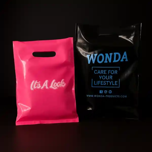 Die cut Handle Mylar Bags