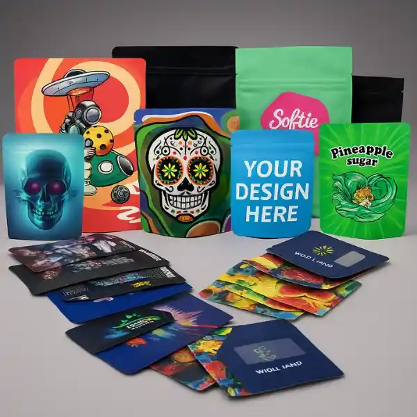 Custom Heat Seal Mylar Bags