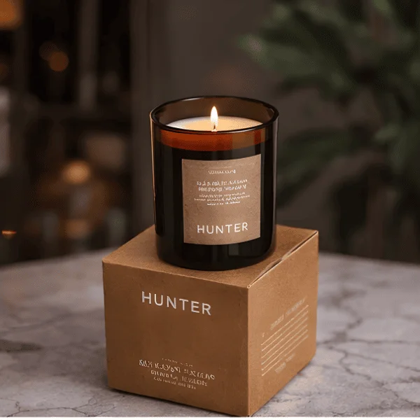 Custom Kraft Candle Boxes - Alternate View