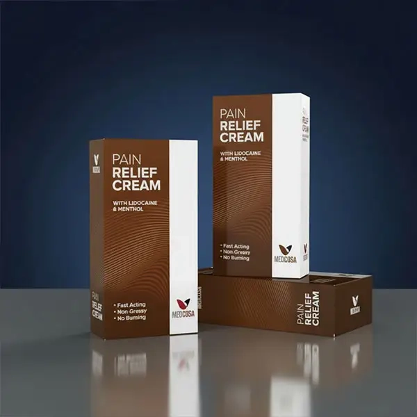 Pain Relief Cream Boxes