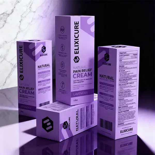 Pain Relief Cream Boxes