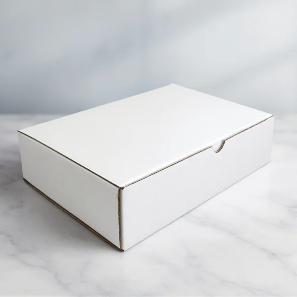 White Cardboard Boxes - Alternate View
