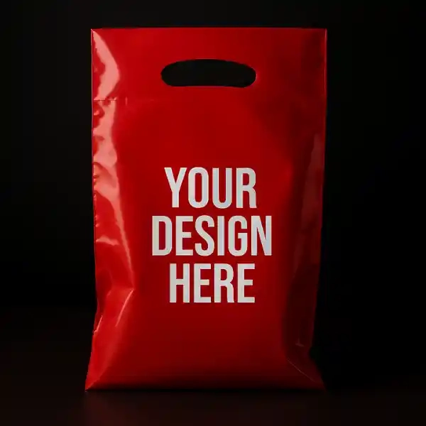 Die cut Handle Mylar Bags