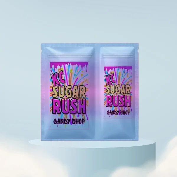 Dual Compartment Mylar Bags  6.5x8"
