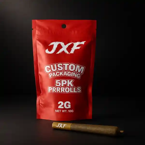 Custom Printed 2.5x6" Pre Roll Mylar Bags
