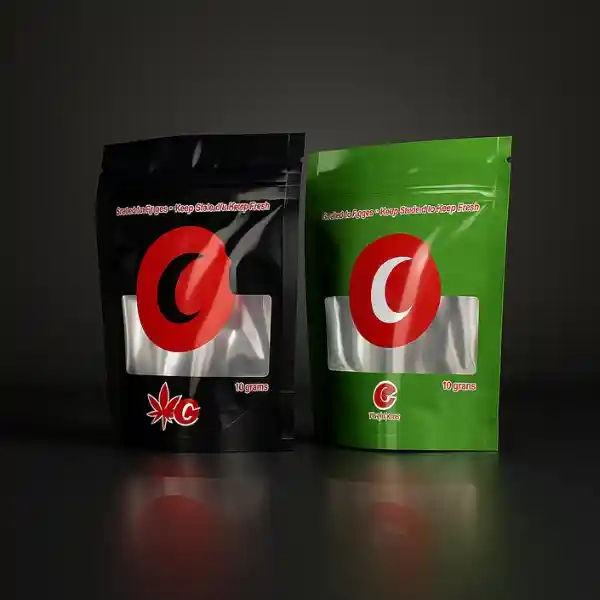 Printed 3.5x5x2" Mylar Bags (1/8 oz)