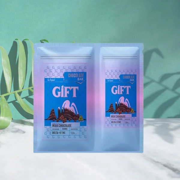Dual Compartment Mylar Bags 5x6" - (1/4 oz)